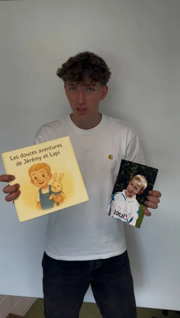 Noé au début du projet Mon Livre Unique